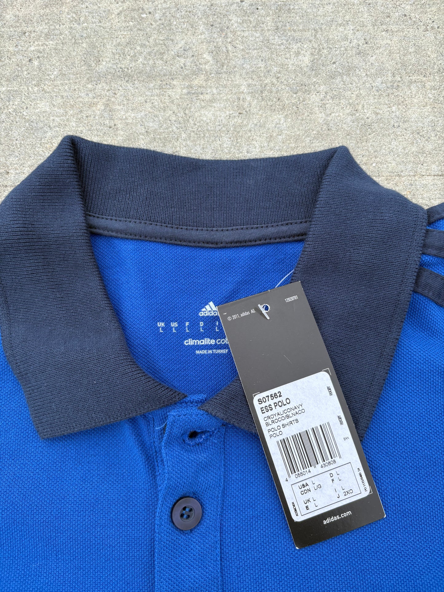 Adidas Frankreich Poloshirt (L) NEU