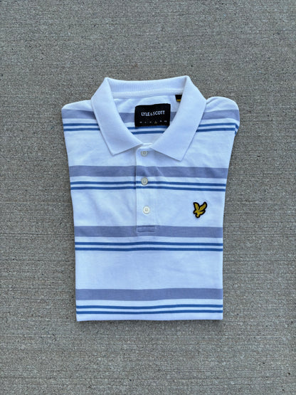 Lyle Scott Poloshirt Gestreift (L)
