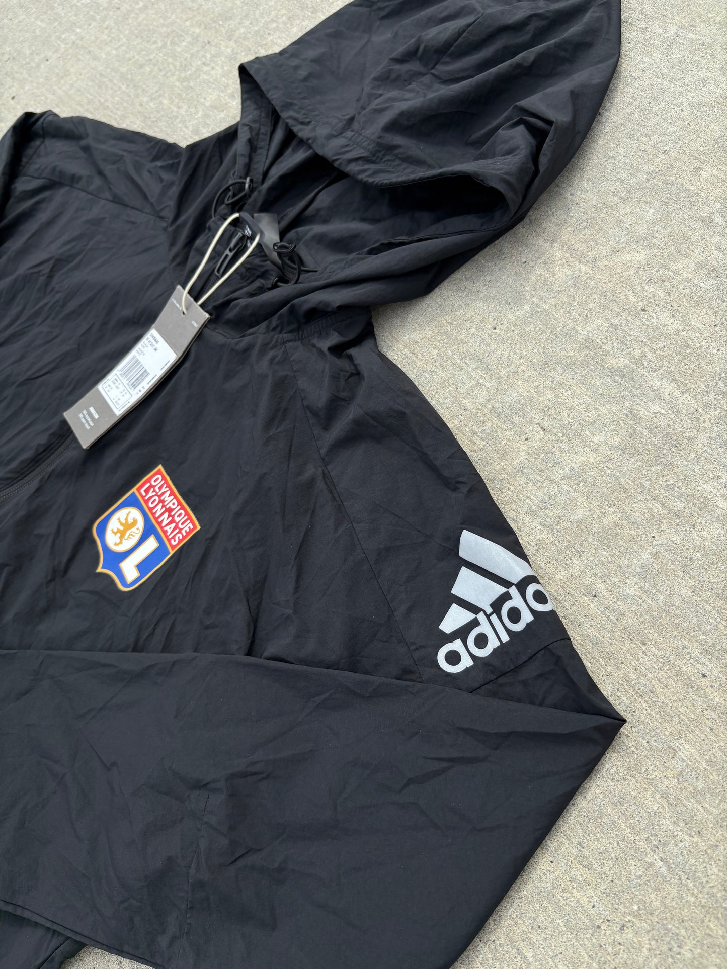 Adidas Olympique Lyon Windbreaker (S) NEU