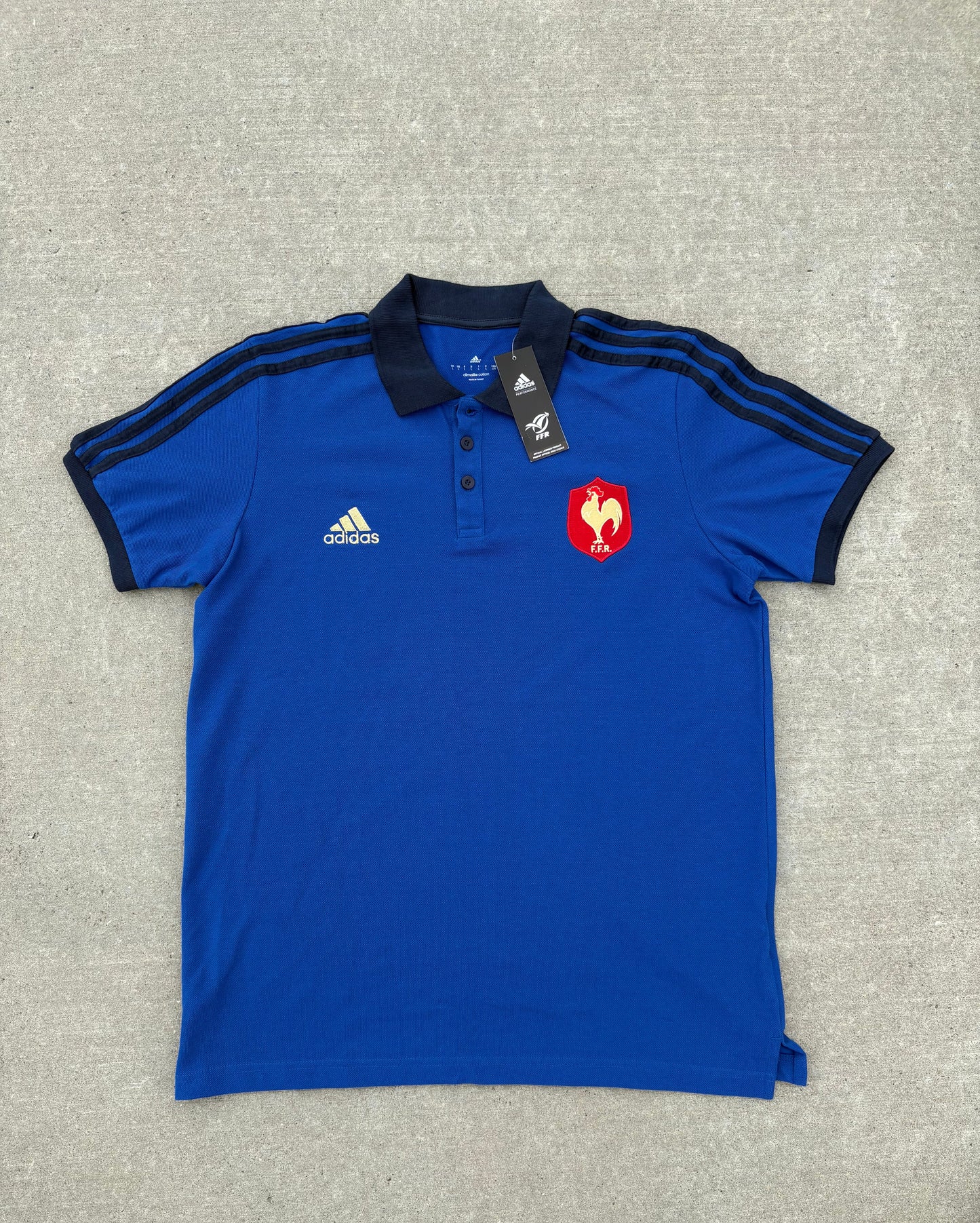 Adidas Frankreich Poloshirt (L) NEU