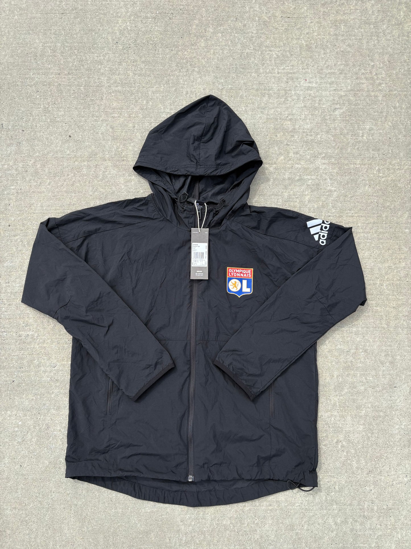 Adidas Olympique Lyon Windbreaker (S) NEU
