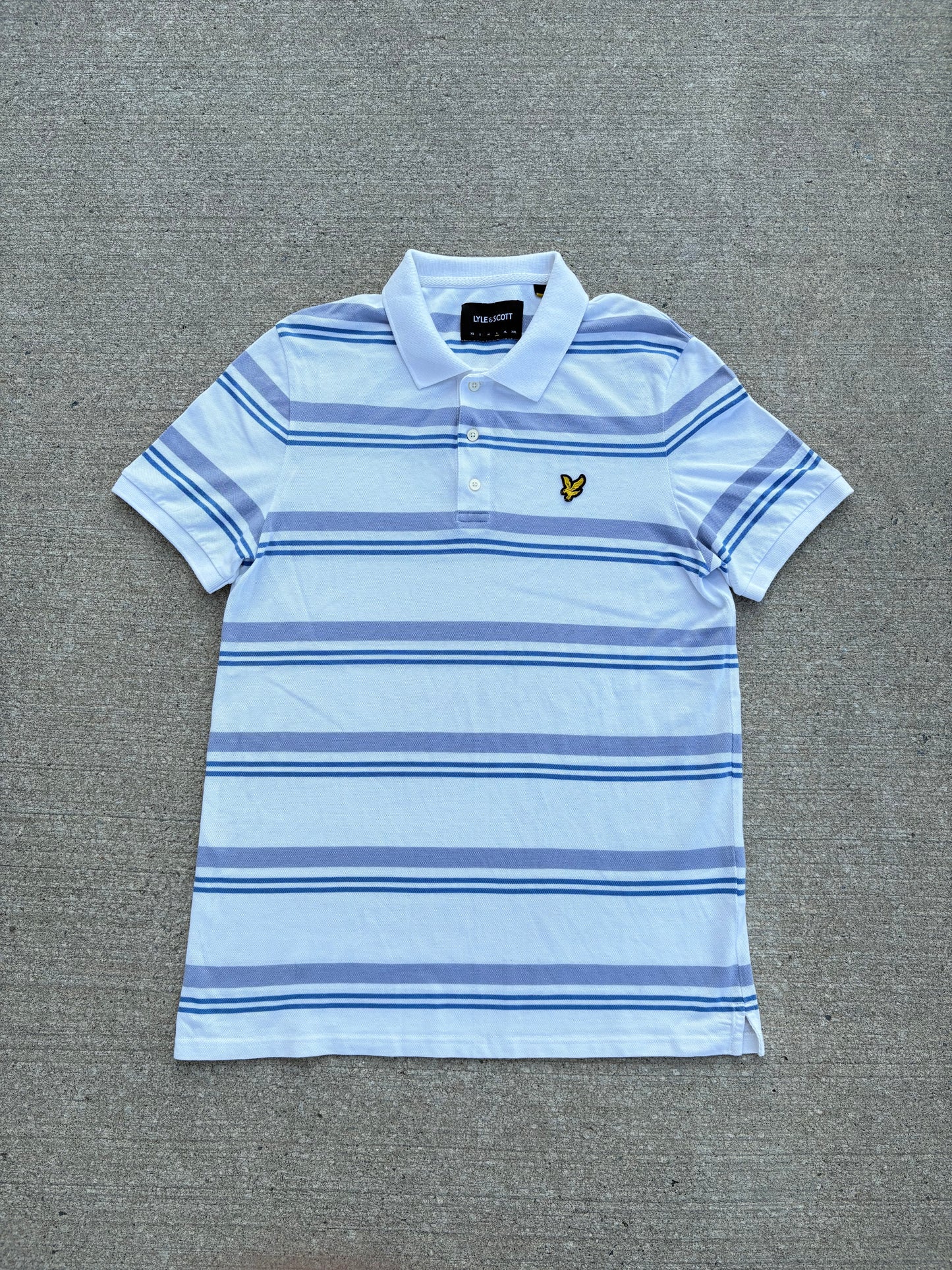 Lyle Scott Poloshirt Gestreift (L)