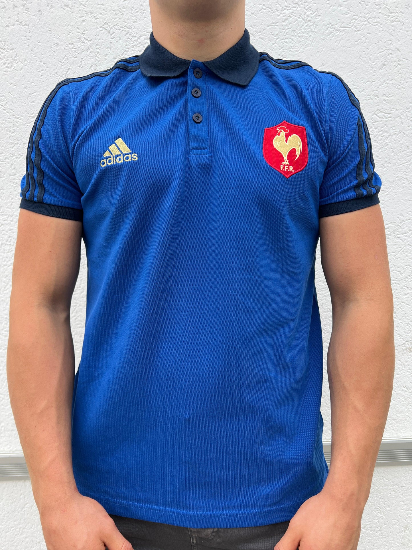 Adidas Frankreich Poloshirt (L) NEU